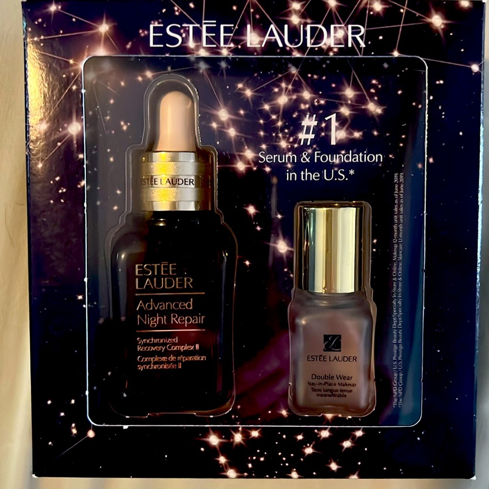 Estée Lauder advanced night repair and foundation gift set